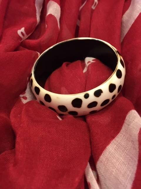 Polka dot bangle