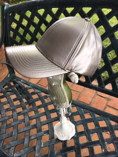 Chrome Metallic PU Cap