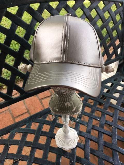 Chrome Metallic PU Cap
