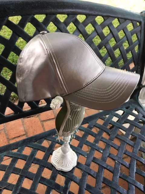 Chrome Metallic PU Cap