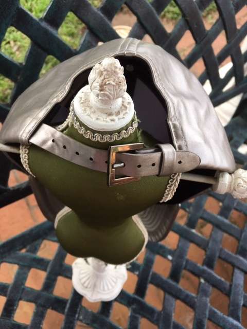Chrome Metallic PU Cap