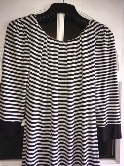 Jo Borkett Black and White Stripe Dress