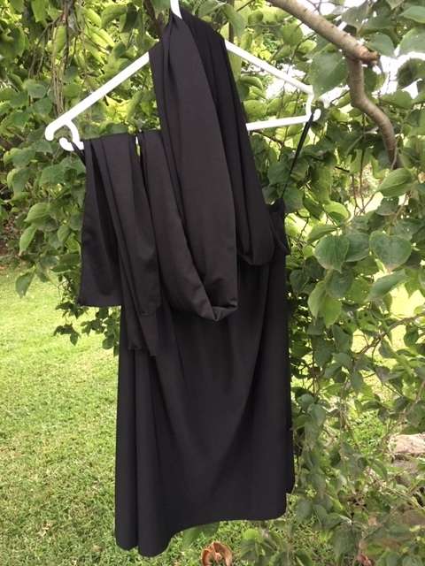 Black Infinity Wrap Dress
