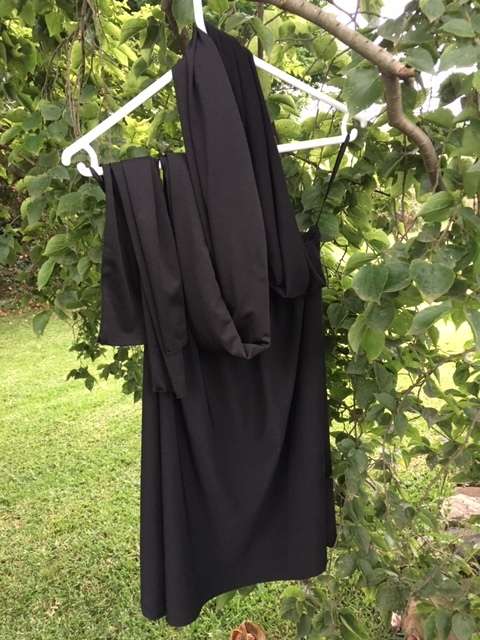 Black Infinity Wrap Dress