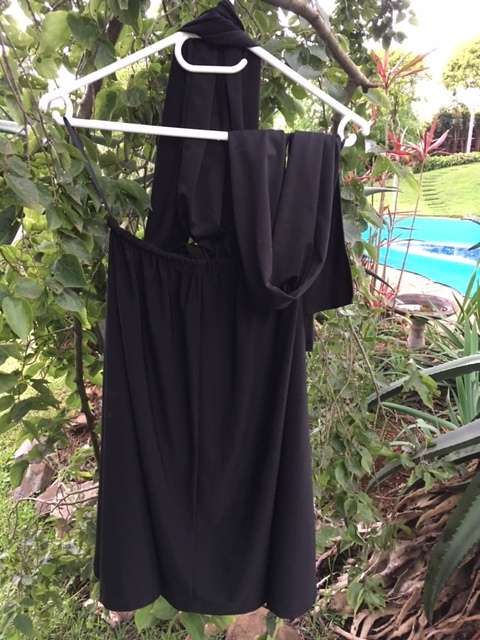 Black Infinity Wrap Dress