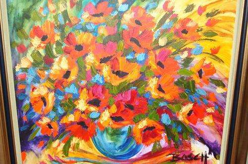 CRAZY R1 MADNESS!! CORNELIUS BOSCH!! MASSIVE OIL ON CANVASS!!