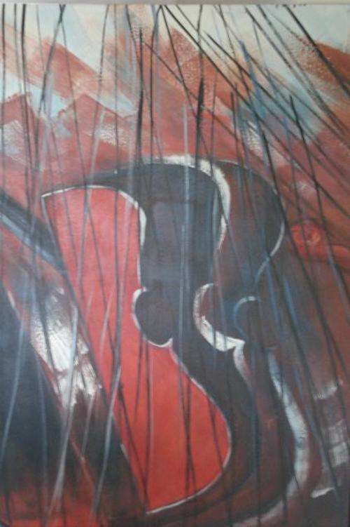 BIG OIL ON CANVAS - R1 START! 100cm by 74cm!