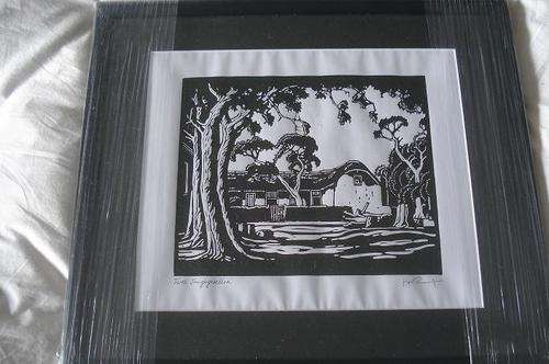 CRAZY R1 START! Framed Pierneef print with printed signature: