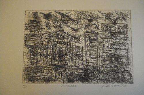 David Koloane etching: