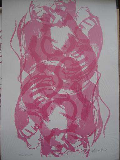 SIGNED CLAERHOUT SILKSCREEN MONOPRINT @ CRAZY R1 START!!!!!