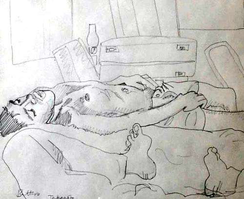 Walter Battiss pencil sketch - a rare beauty!