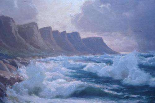 BORGE STUCKENBERG OIL ON CANVASS - GIVE-AWAY - PLEASE READ!!! CRAZY R1 START!!!!