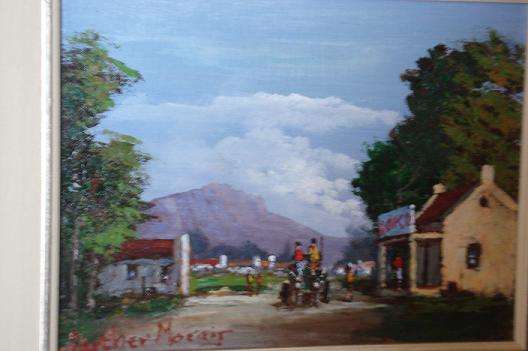LUTHER MARAIS - STUNNING DONKEY CART & VILLAGE SCENE!!