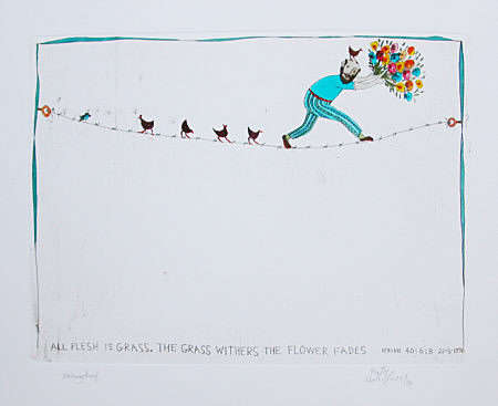 CRAZY R1 START!! Large PIETER VAN DER WESTHUIZEN etching!!