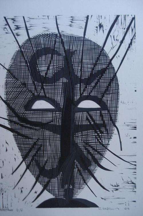 Cecil Skotnes - signed, dated and numbered woodcut - LARGE!
