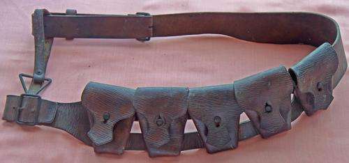 1903 PATTERN LEATHER AMMO BANDOLIER