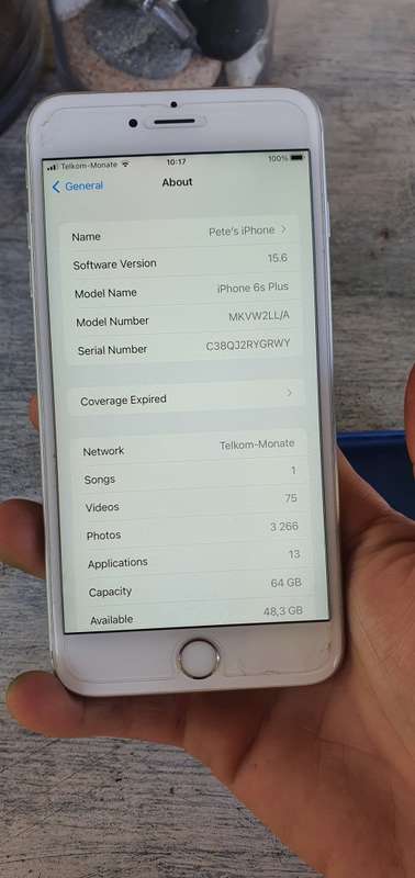iPhone 6s Plus 64GB Silver