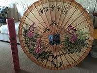 Chinese wooden decorative umbrella