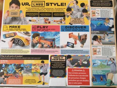 NINTENDO LABO VR KIT Starter set and blaster