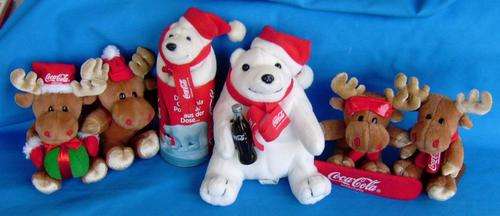 6 Coca Cola Soft Toys (3/27)