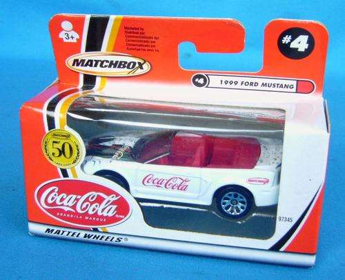 Coca Cola Matchbox 1999 Ford Mustang  (7/24)