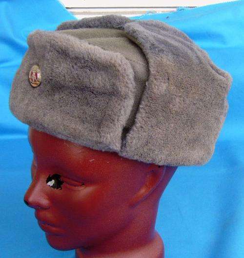 Original east German Army NVA winter cap size 57cm (9/31)