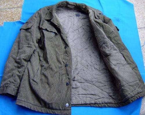 Original east German Army NVA camo Winter Jacket size M (9/02)