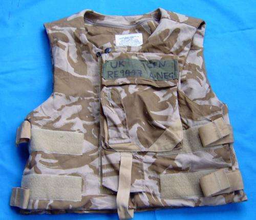 UK British Army Desert camo Vest used in Iraq size 170x100 (13/07)