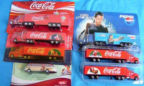 7 Coca Cola and Pepsi Cola mini Trucks 1:87 H0 (20/35)