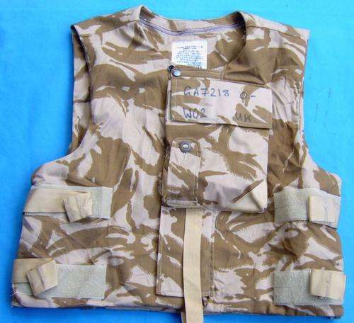 UK British Army Desert camo Vest used in Iraq size 180 x 116 (25/20)