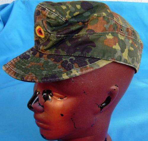 Original German Army Bundeswehr camo Cap size 59-60 (1c/24)