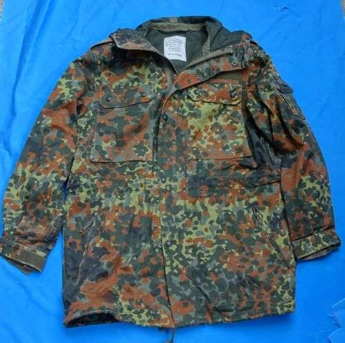 Original German Army Bundeswehr camo Winter Parka size S  (10c/16)