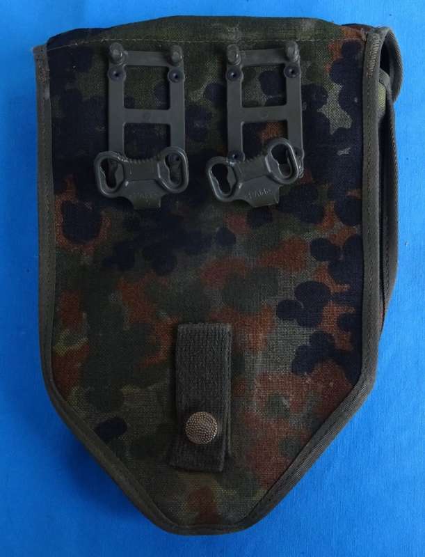 Original german Army Bundeswehr shovel camo Bag for the Webbing (12c/21)