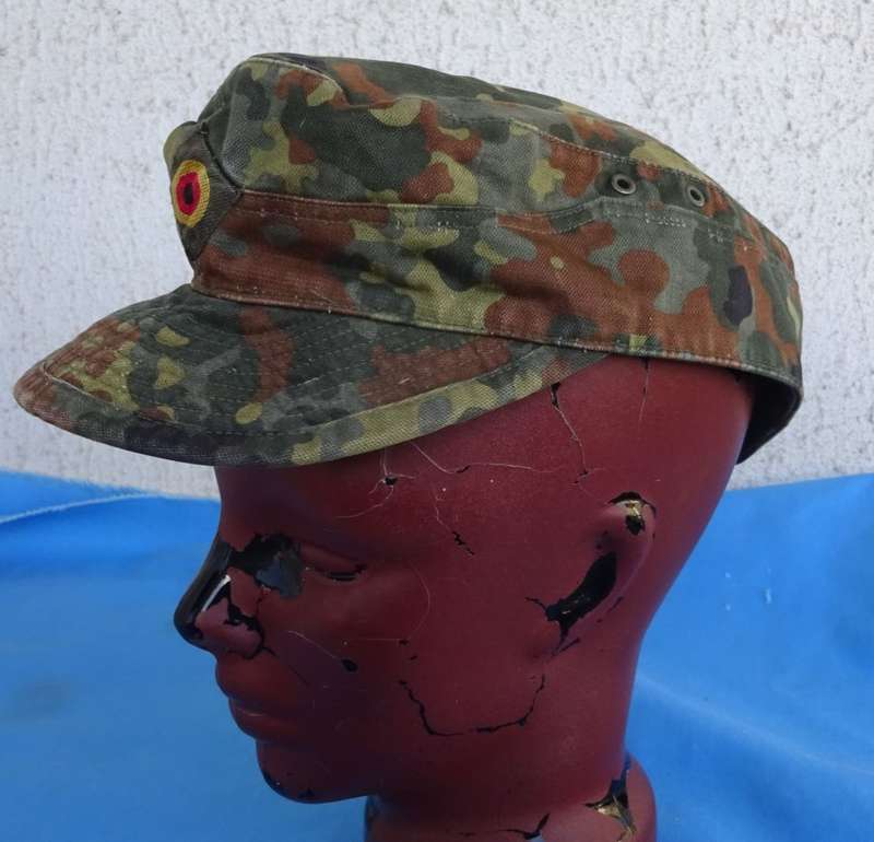 Original german Army Bundeswehr camo Cap size 63 (13c/5)