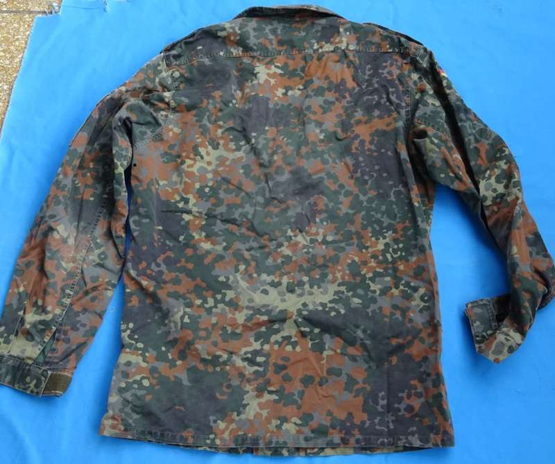 Original German Army Bundeswehr camo Shirt size M  (14c/31)