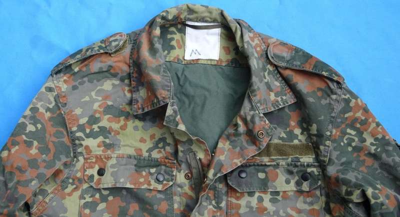 Original German Army Bundeswehr camo Shirt size M  (14c/31)
