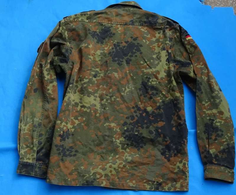 Original German Army Bundeswehr camo Shirt size s (BW size1) (D2/1)