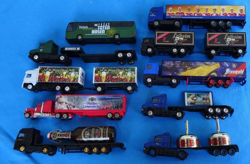 10 Mini Trucks 1:87 H0  (D2/2)