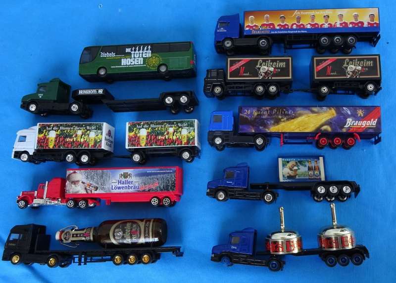 10 Mini Trucks 1:87 H0  (D2/2)