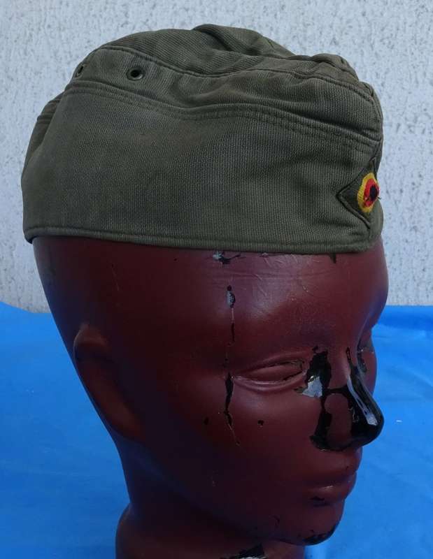 3 Original German Army Bundeswehr side caps (D2/6)