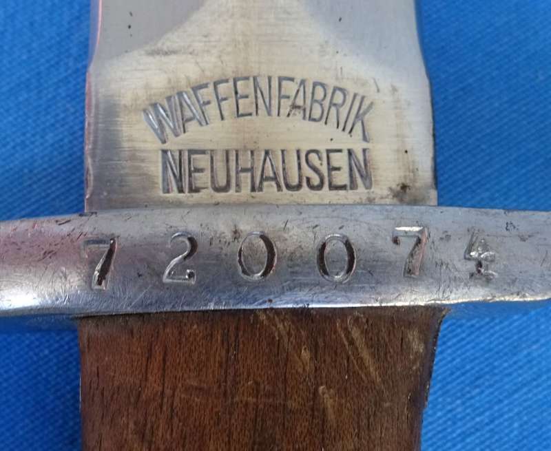 Original Bayonet M 1918 Waffenfabrik Neuhausen Switzerland   (D3/39)
