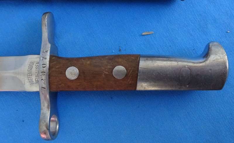 Original Bayonet M 1918 Waffenfabrik Neuhausen Switzerland   (D3/39)