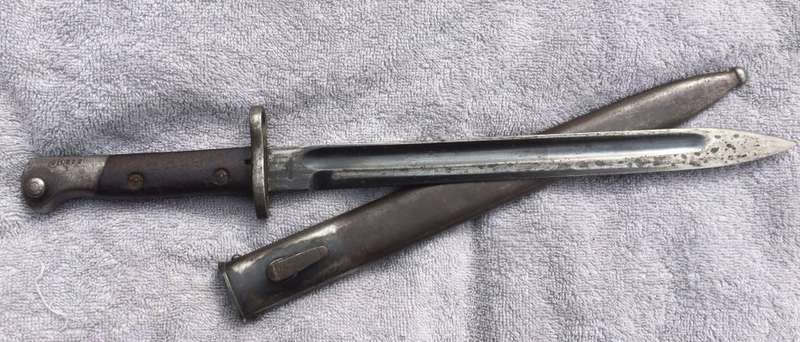 Original Portugal Mauser Bayonet M 1904 made by Simson & Co Suhl   (D1/54)