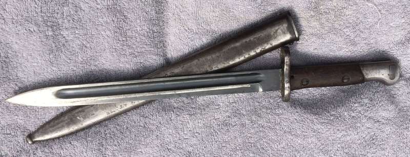 Original Portugal Mauser Bayonet M 1904 made by Simson & Co Suhl   (D1/54)