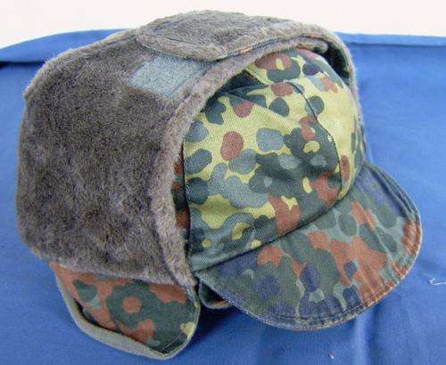German Army  Bundeswehr Flecktarn camo Winter cap