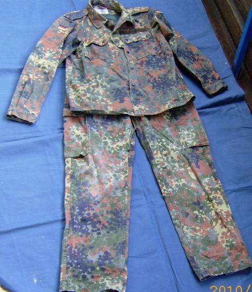 Genuine German Army Bundeswehr Camo Shirt and Pants