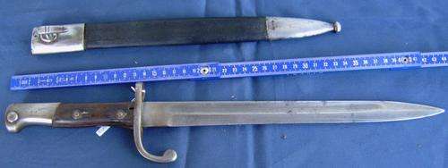 Brazil Mauser Bayonet made by Weyersberg kirschbaum Solingen (0A13)
