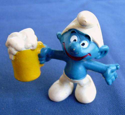 Beer Smurf Peyo Bully (0B64)