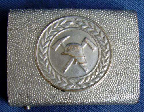 German Army 1920 - 1936 Fire-Brigade Belt Buckle (0D26)