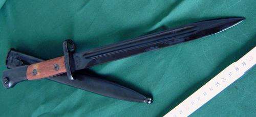 Mauser Bayonet form Yugoslavia great condition Number match (0E25)